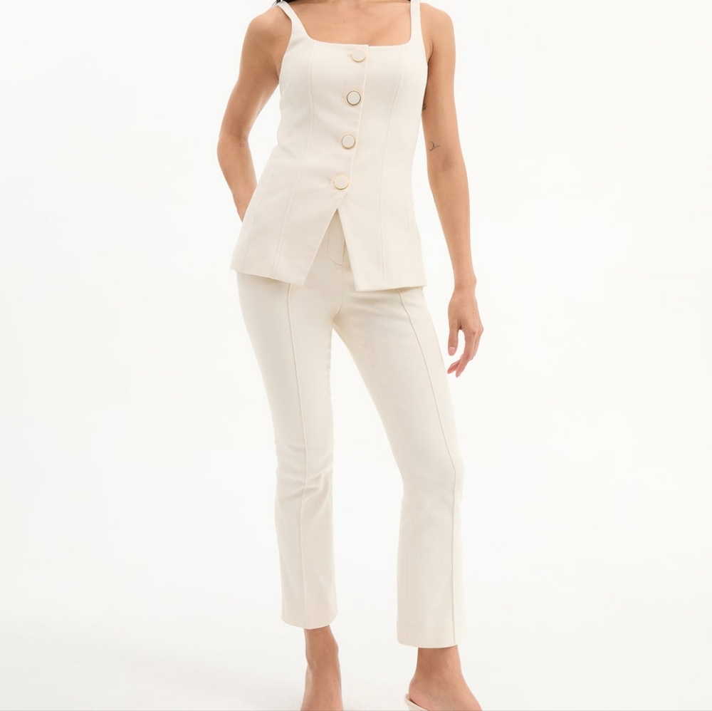 Veronica Beard Kimra Straight-Leg Pant - Picture 2 of 11